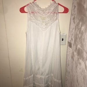 Classy White Lace Dress